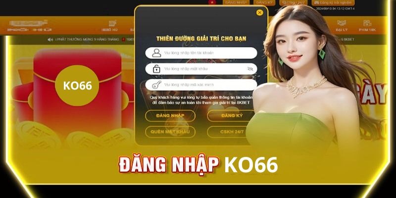 Các bước đăng nhập Ko66