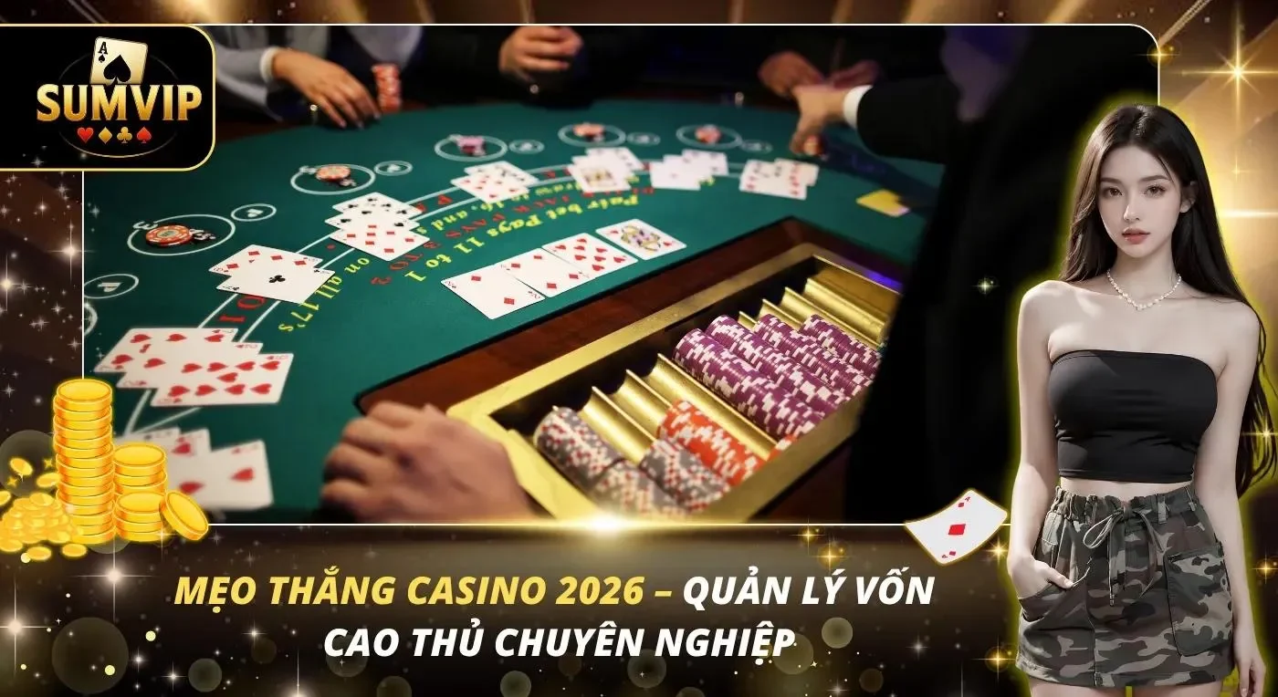 Mẹo Thắng Casino 2026 – Quản Lý Vốn Cao Thủ Chuyên Nghiệp