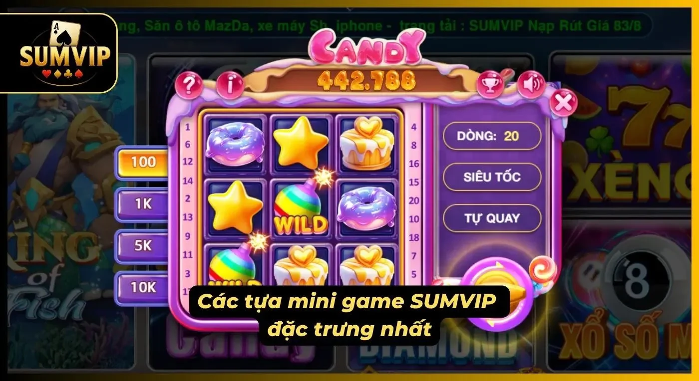 Danh mục đa dạng mang đến nhiều phong cách trải nghiệm