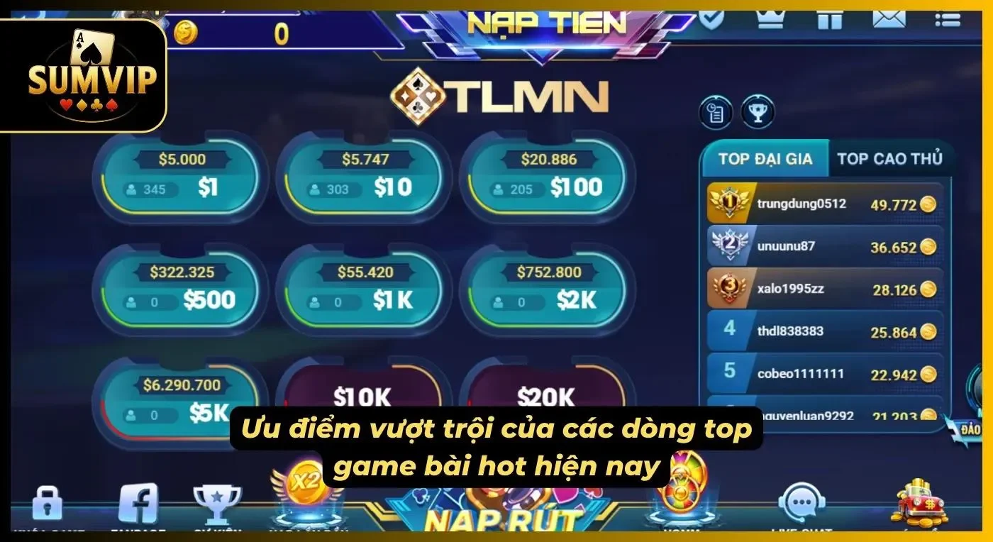 Những ưu điểm vượt trội mà chỉ có sảnh game nổ hũ tại cổng game mới có