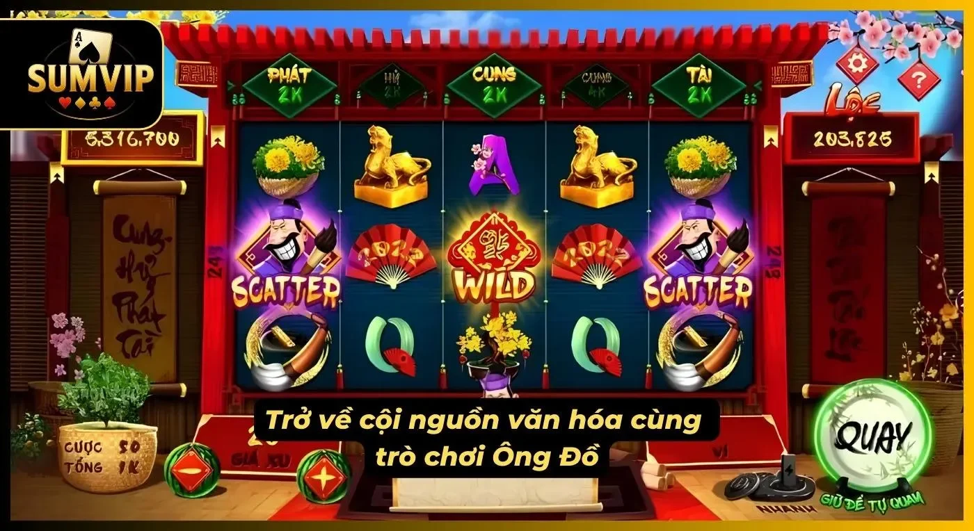 Sảnh Ông Đồ tái hiện được không khí ngày Tết làm cho cược thủ cảm giác gần gũi